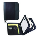 Poly Professional Zippered Padfolio File Folder